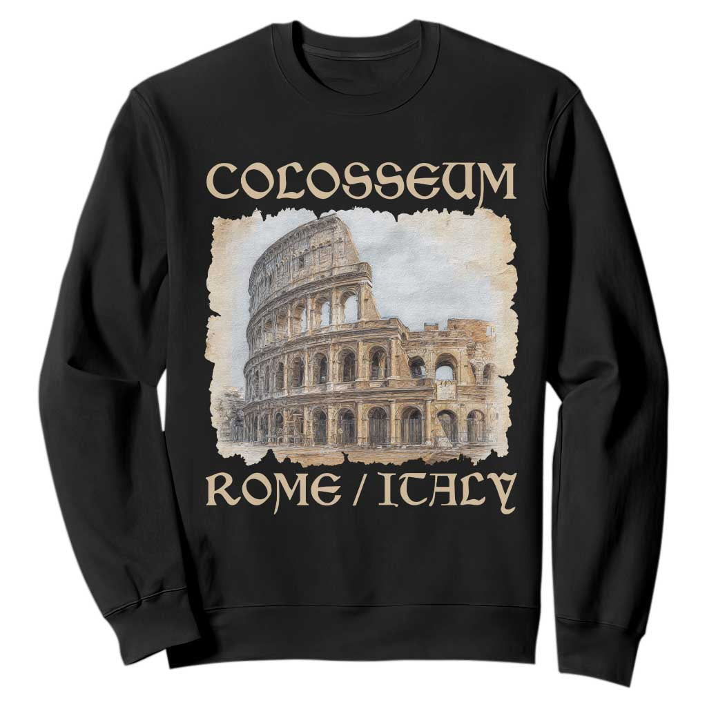 Rome Colosseum Italy Vintage Roman Amphitheatre Ancient Sweatshirt