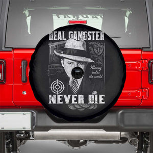 Al Capone Spare Tire Cover Real Ganster Never Die Italian American Mafia TS11 Black Print Your Wear