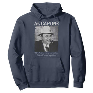 Al Capone Hoodie Lets Call Me An Organizer American Gangster Mafia TS11 Navy Print Your Wear