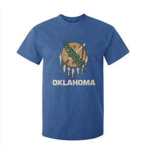State Flags of Oklahoma T Shirt For Kid Vintage Distressed Native Osage Shield