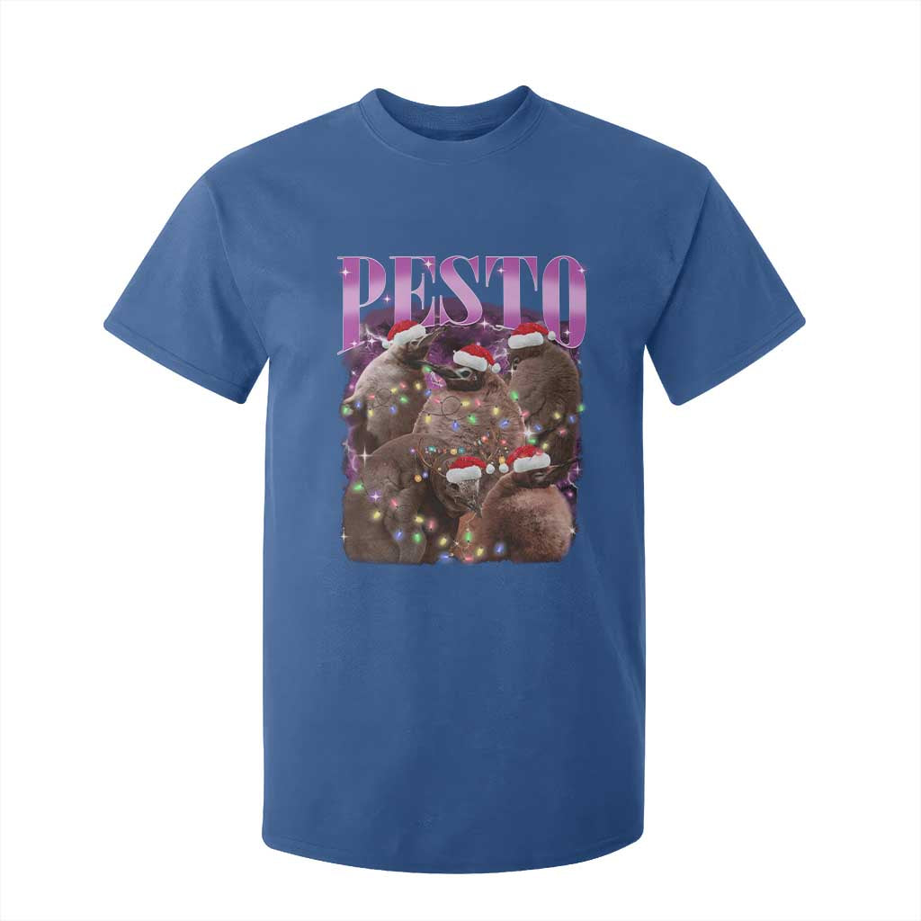 Funny Pesto The Penguin Christmas T Shirt For Kid TS11 Royal Blue Print Your Wear