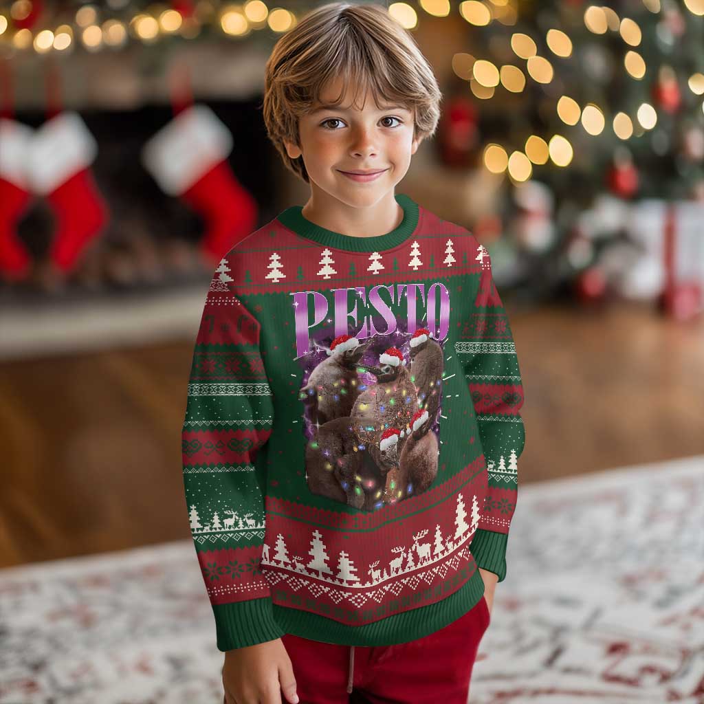Funny Pesto The Penguin Xmas Ugly Christmas Sweater TS11 Christmas Print Your Wear