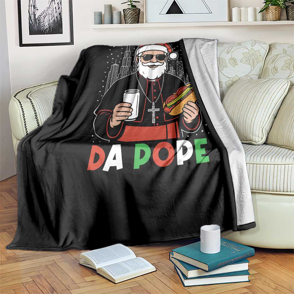 Pope Leo XIV Christmas Throw Blanket Cardinal Robert Prevost Santa Chicago TS11 Print Your Wear