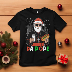Pope Leo XIV Christmas T Shirt Cardinal Robert Prevost Santa Chicago TS11 Black Print Your Wear