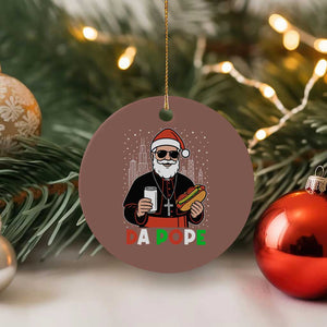 Pope Leo XIV Christmas Ceramic Ornament Cardinal Robert Prevost Santa Chicago TS11 1pc Mocha Print Your Wear