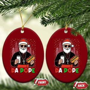 Pope Leo XIV Christmas Ceramic Ornament Cardinal Robert Prevost Santa Chicago TS11 Print Your Wear