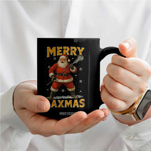 Funny Christmas Lacrosse Coffee Mug Merry Laxmas Santa Lax Player TS11 Print Your Wear