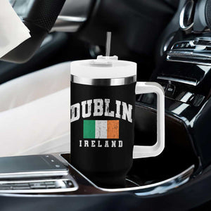 Dublin Ireland Flag Irish Retro Throwback Sports Design Tumbler With Handle TS11 Print Your Wear
