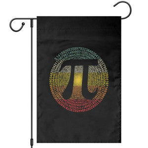Pi Day Garden Flag 3,14 Pi Number Retro Symbol Math Science TS11 Black Print Your Wear