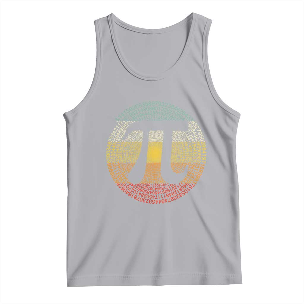 Pi Day Tank Top 3,14 Pi Number Retro Symbol Math Science TS11 Athletic Heather Print Your Wear