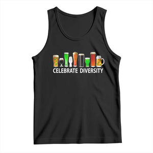 Celebrate Diversity St Patricks Day Beer Drinking Tank Top TS11 Black Print Your Wear