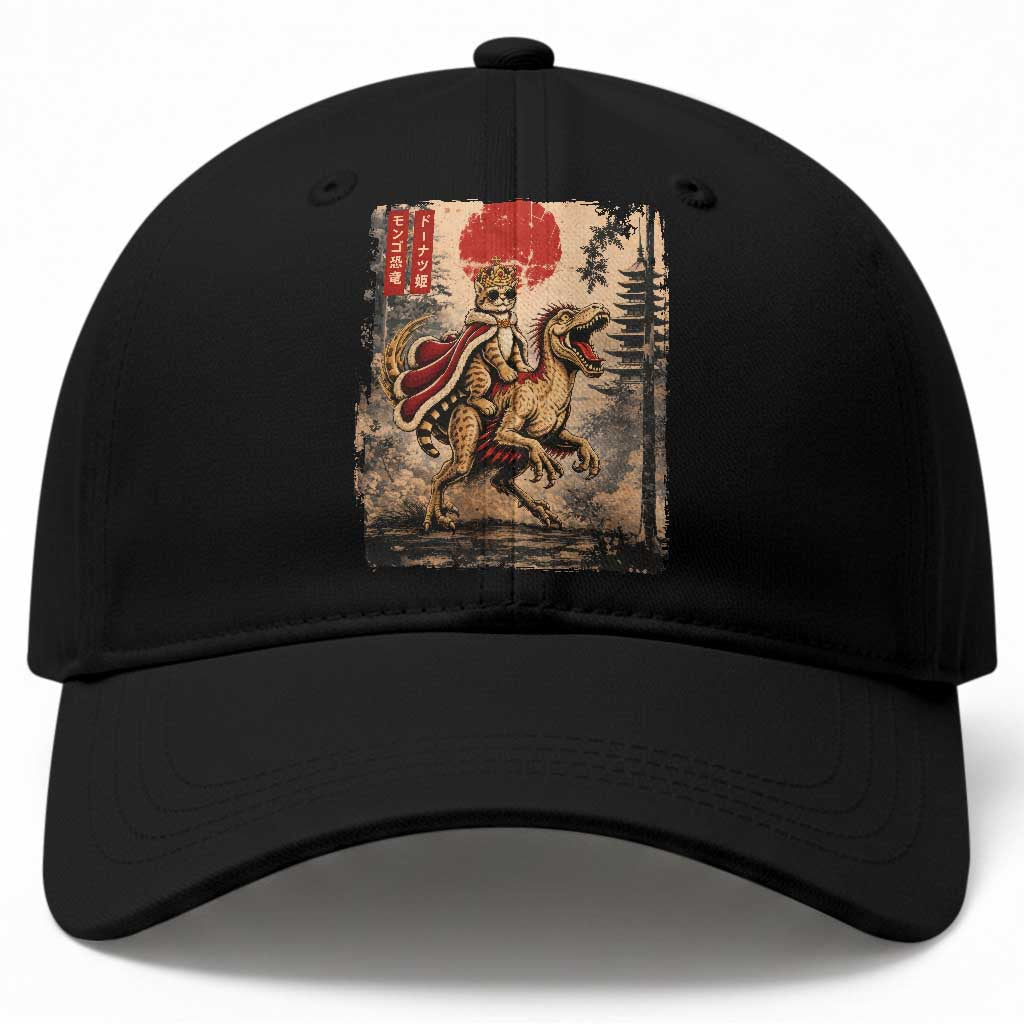 Princess Donut Riding Mongo Baseball Cap Japanese Vintage Graphic Ukiyoe Art TS11 Print Your Wear