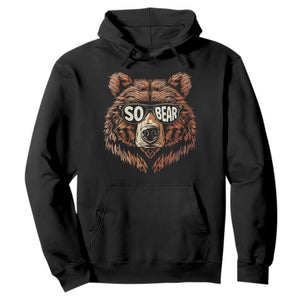 Sobriety Anniversary Sober Bear AA NA Recovery Hoodie TS11 Black Print Your Wear