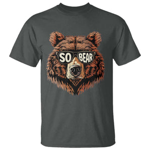 Sobriety Anniversary Sober Bear AA NA Recovery T Shirt TS11 Dark Heather Print Your Wear