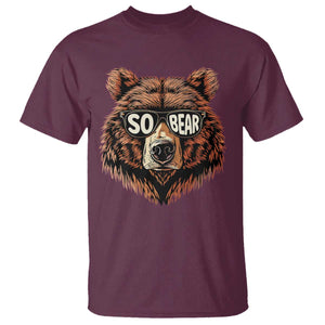 Sobriety Anniversary Sober Bear AA NA Recovery T Shirt TS11 Maroon Print Your Wear