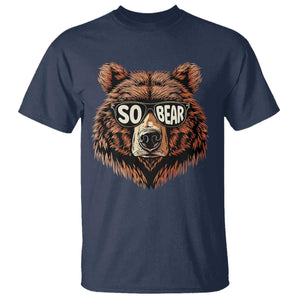 Sobriety Anniversary Sober Bear AA NA Recovery T Shirt TS11 Navy Print Your Wear