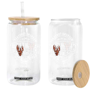 Weekend Forecast Crawfish With A Chance Of Beer Glass Can TS11 Print Your Wear