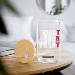 Just For Today Glass Can Sobriety Anniversary Sober AA NA Recovery TS11 Print Your Wear