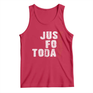 Just For Today Tank Top Sobriety Anniversary Sober AA NA Recovery TS11 Red Print Your Wear