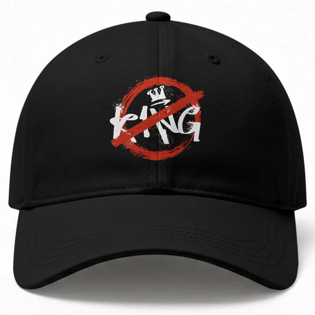 Funny No King Graffiti Style Crown Baseball Cap TS11 Print Your Wear