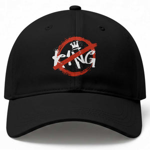 Funny No King Graffiti Style Crown Baseball Cap TS11 Print Your Wear