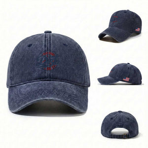 Funny Baseball Rub Some Dirt On It Washed Cotton Baseball Cap Sports Coach TS11 Washed Cap Universal Fit Navy Print Your Wear
