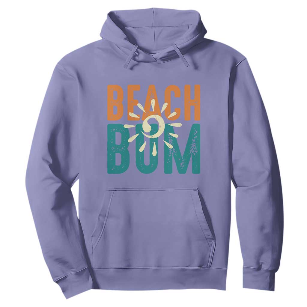 Funny Beach Bum Summer Vacation Hoodie Beach Life Sun Light TS11 Violet Print Your Wear
