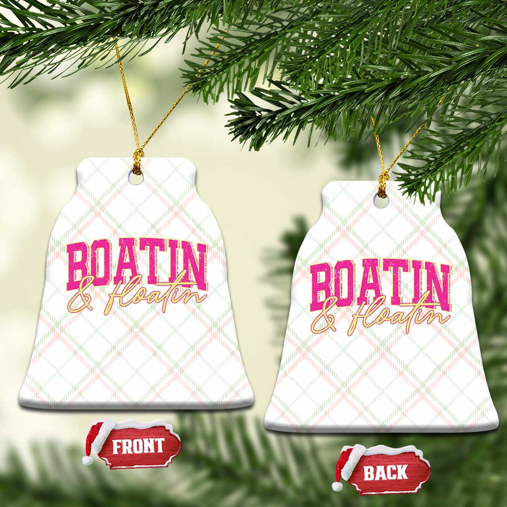 Funny Boating And Floatin Ceramic Ornament Summer Vacation Boat Lake Life TS11 Print Your Wear