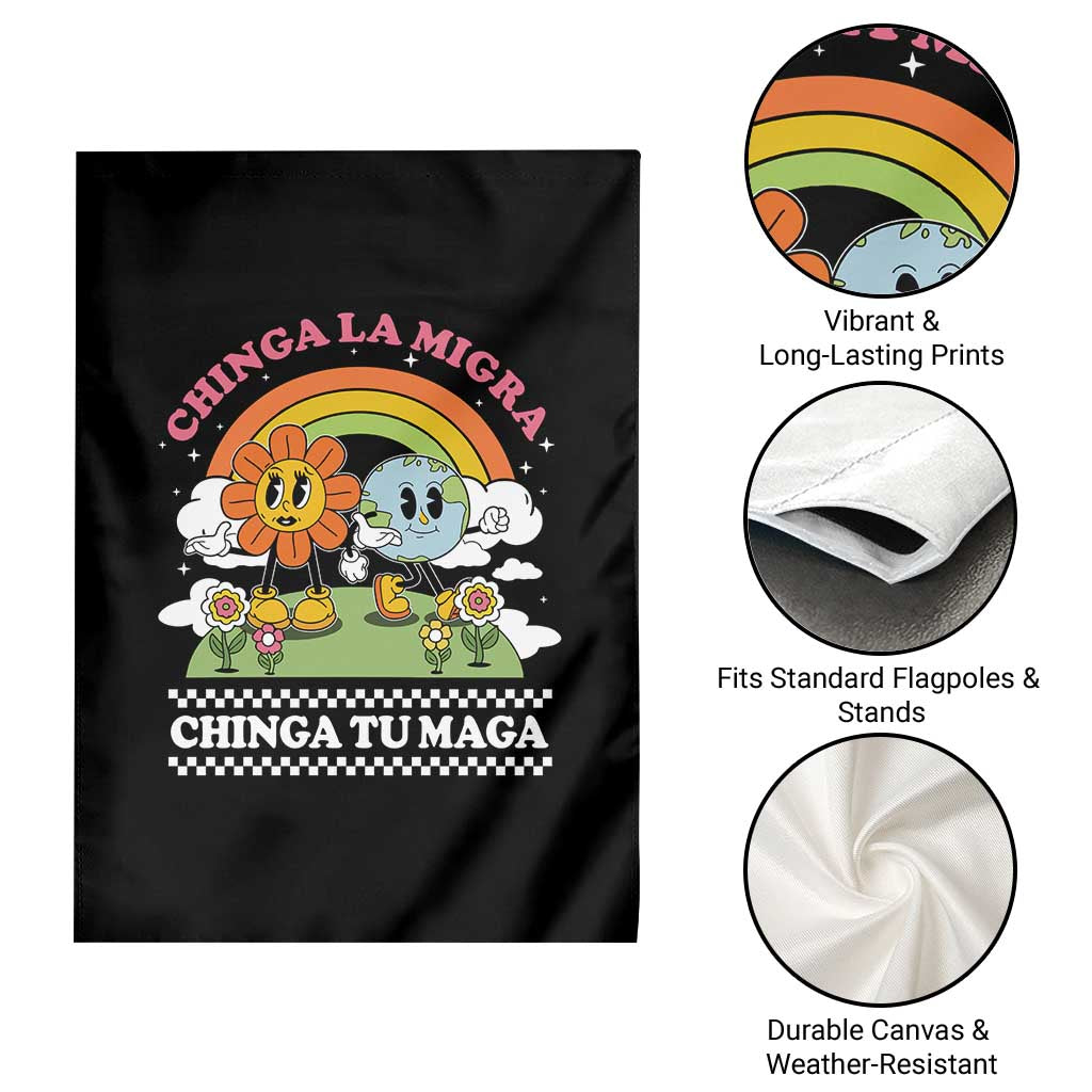 Chinga La Migra Chinga Tu Maga Garden Flag Immigration Rights TS11 Print Your Wear