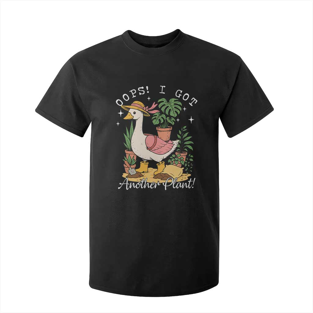Funny Oops I Got Another Plant T Shirt For Kid Silly-Goose Gardener Plant Lady TS11 Black Print Your Wear
