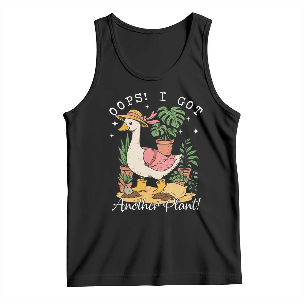 Funny Oops I Got Another Plant Tank Top Silly-Goose Gardener Plant Lady TS11 Black Print Your Wear