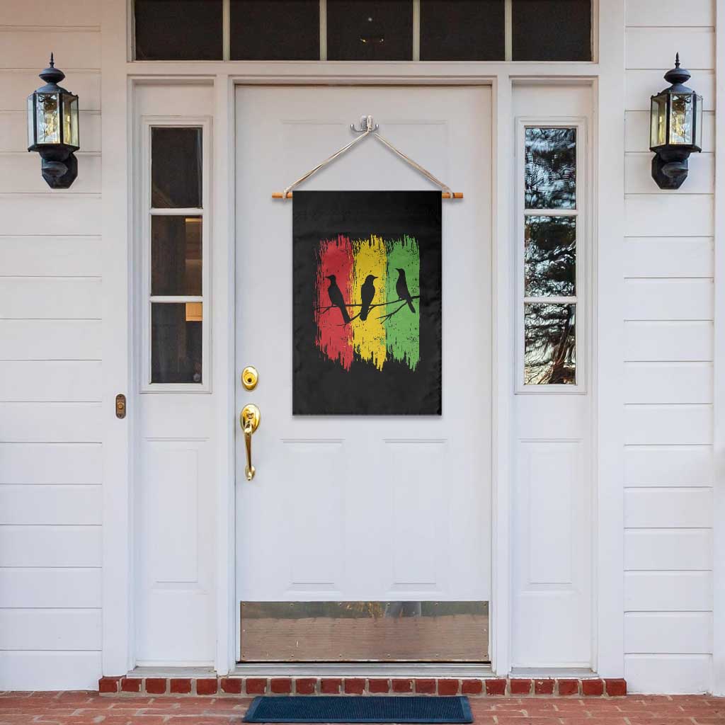 Three Birds Rasta Jamaica Reggae Music Garden Flag TS11 Print Your Wear