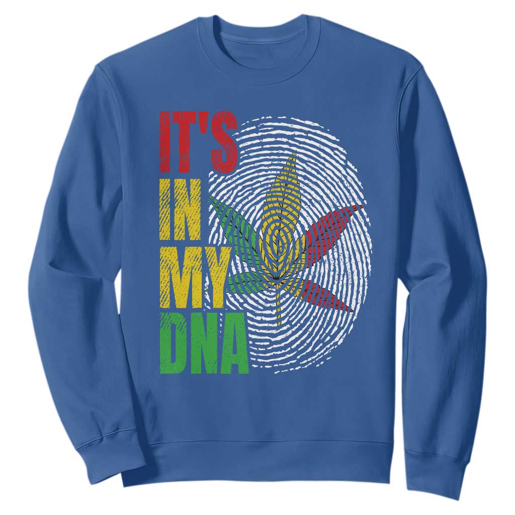 Funny Jamaica Rasta Cannabis Weed Sweatshirt Its In My DNA TS11 Royal Blue Print Your Wear