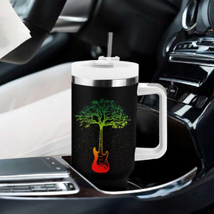 Reggae Music Guitar Rastafarian Roots Rasta Jamaican Tumbler With Handle TS11 Print Your Wear