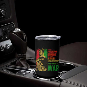 Haile Selassie Quotes Tumbler Cup Until The Philosophy Which Holds One Race Speech War TS11 Print Your Wear