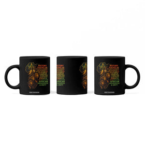 Haile Selassie Quotes Coffee Mug History Teaches Us That Unity Is Strength Rasta Lions of Judah TS11 Print Your Wear