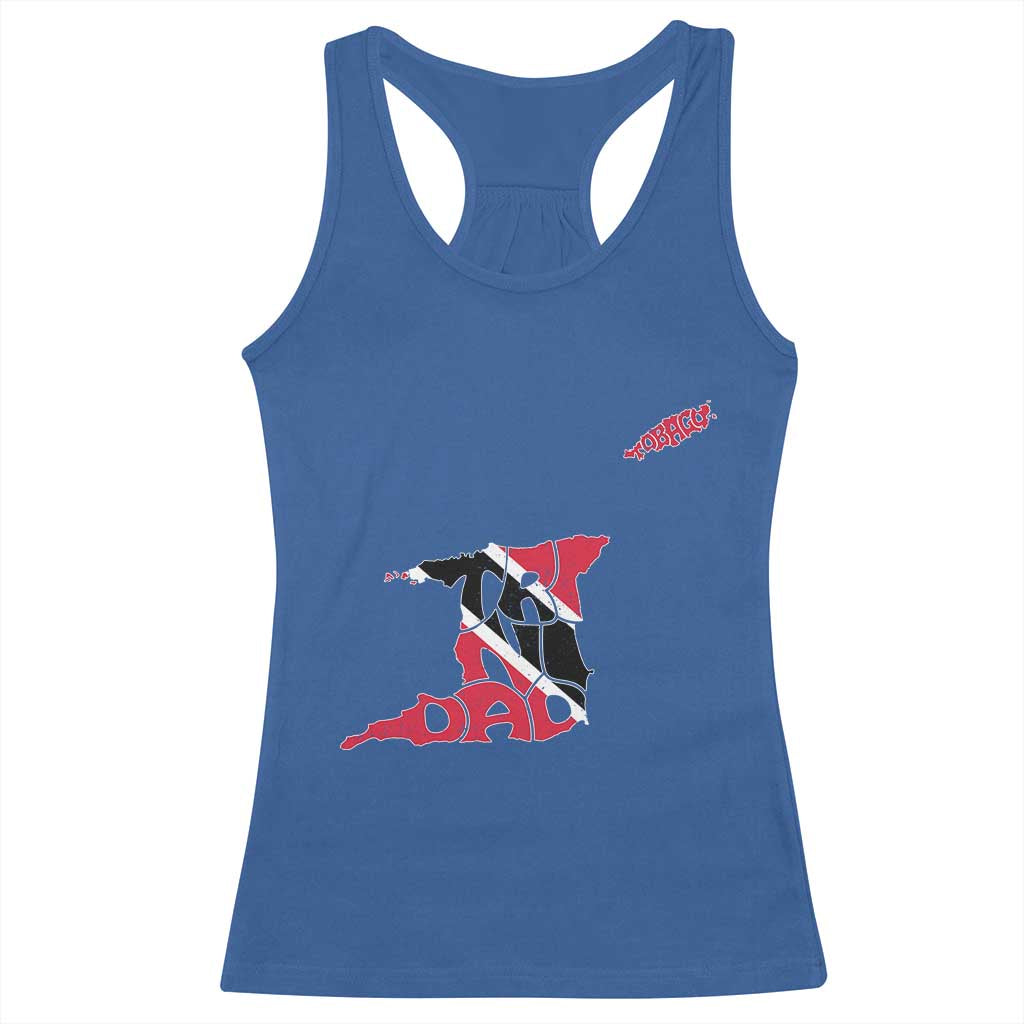Trinidad And Tobago Racerback Tank Top Pride Trinidadian Roots Flag TS11 Royal Blue Print Your Wear