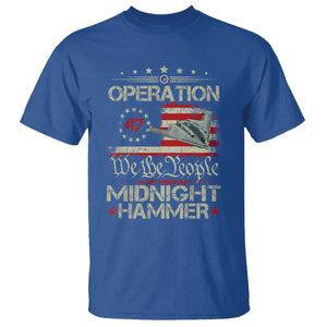 Operation Midnight Hammer T Shirt Bomber Jet Vintage Betsy Ross Flag TS11 Royal Blue Print Your Wear