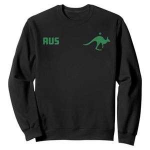 Kangaroo Australia Aus Team Aussie Athletic Jersey Style Sweatshirt TS11 Black Print Your Wear