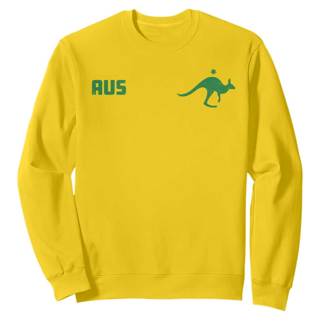 Kangaroo Australia Aus Team Aussie Athletic Jersey Style Sweatshirt TS11 Daisy Print Your Wear
