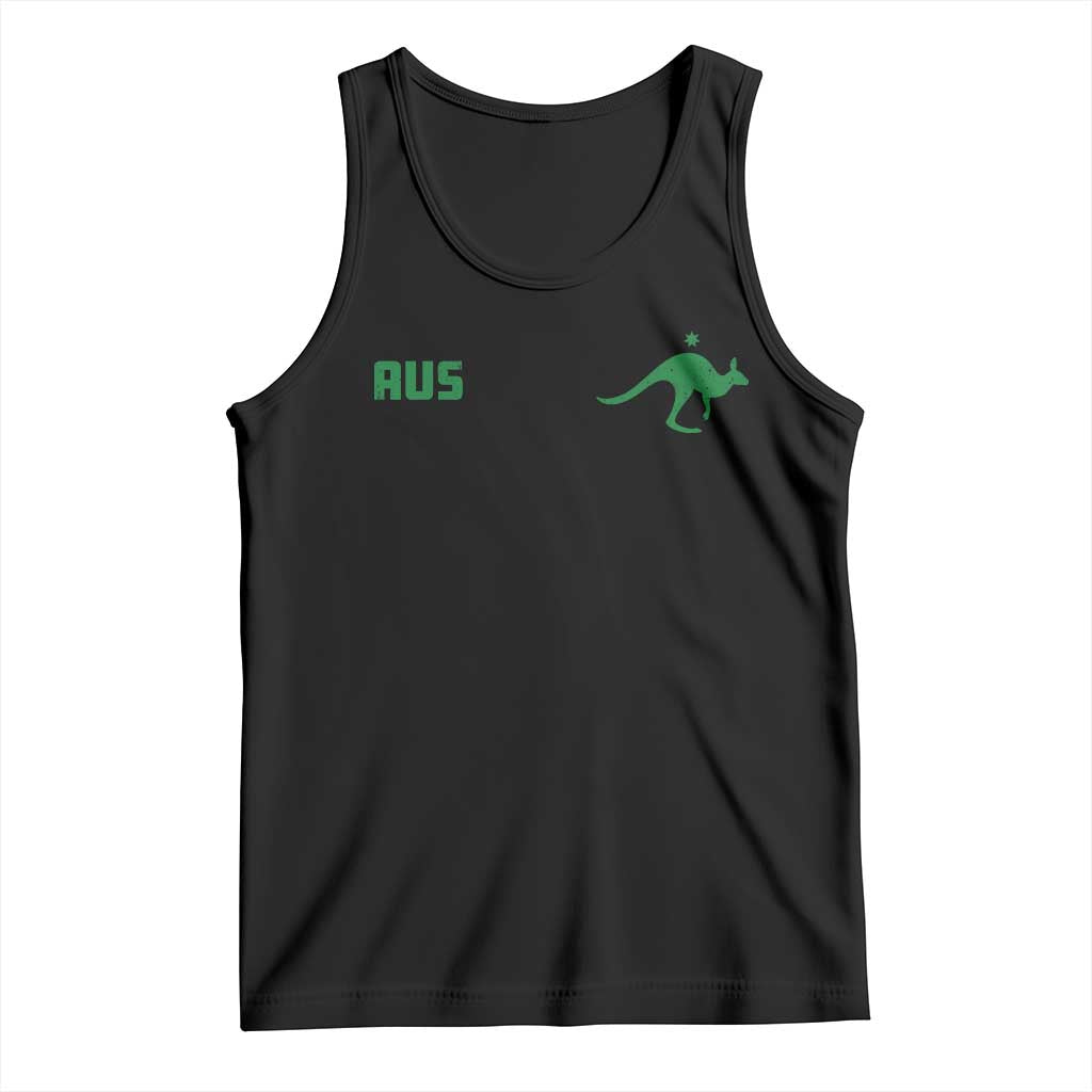Kangaroo Australia Aus Team Aussie Athletic Jersey Style Tank Top TS11 Black Print Your Wear