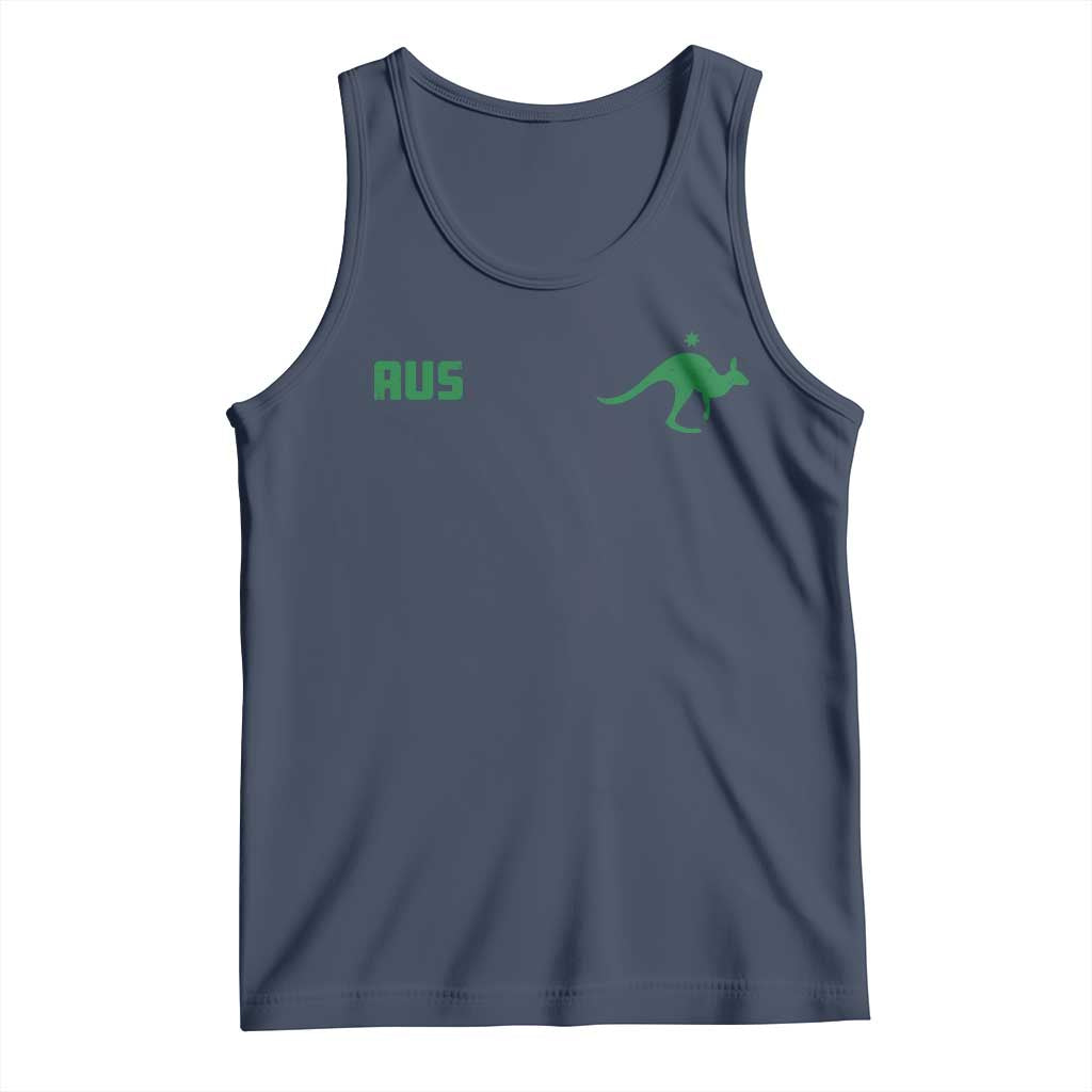 Kangaroo Australia Aus Team Aussie Athletic Jersey Style Tank Top TS11 Navy Print Your Wear
