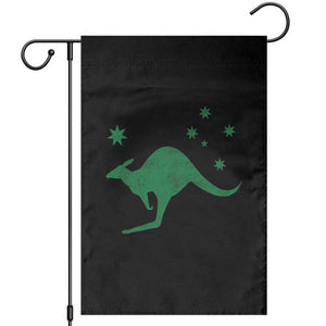 Australia Kangaroo with Federation Star Aussie Roots Garden Flag TS11 Black Print Your Wear