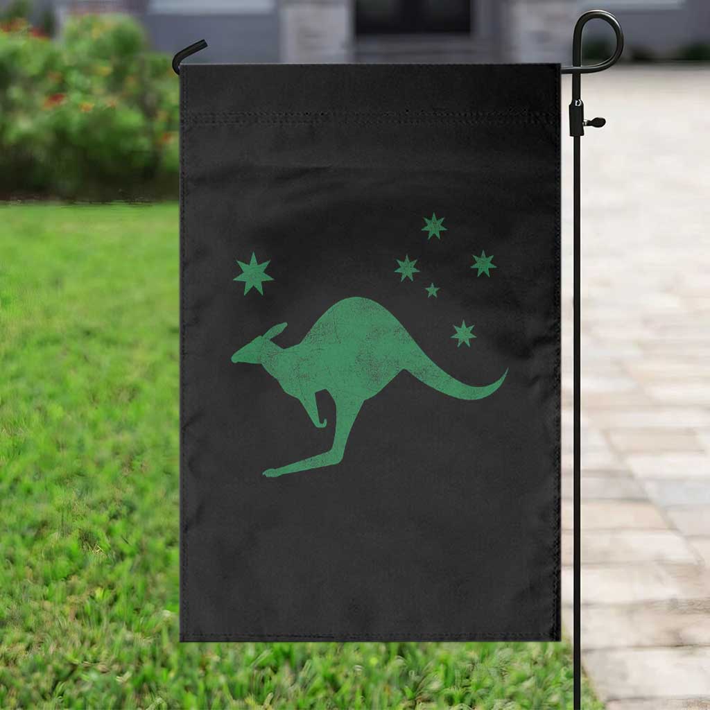 Australia Kangaroo with Federation Star Aussie Roots Garden Flag TS11 Print Your Wear