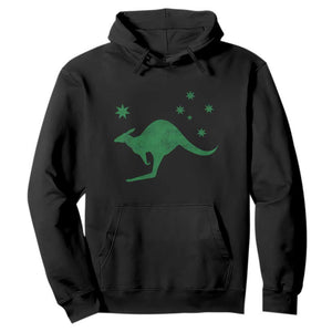 Australia Kangaroo with Federation Star Aussie Roots Hoodie TS11 Black Print Your Wear