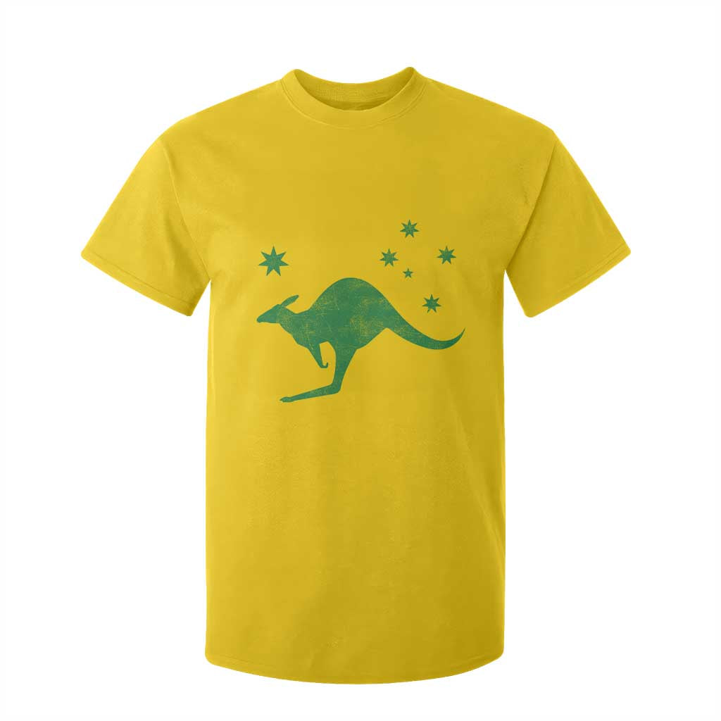 Australia Kangaroo with Federation Star Aussie Roots T Shirt For Kid TS11 Daisy Print Your Wear