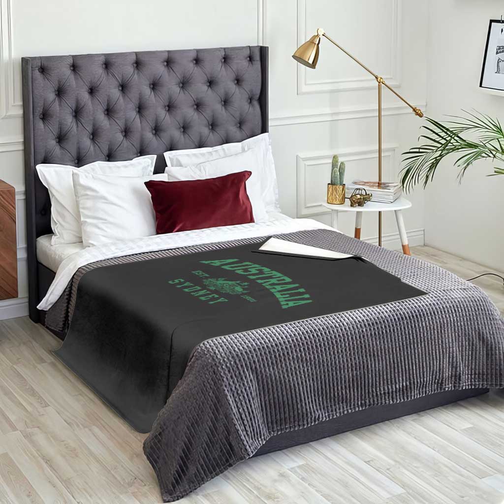 Australia Sydney Est 1901 Throw Blanket Commonwealth Vintage Crest TS11 Print Your Wear