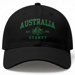 Australia Sydney Est 1901 Baseball Cap Commonwealth Vintage Crest TS11 Print Your Wear