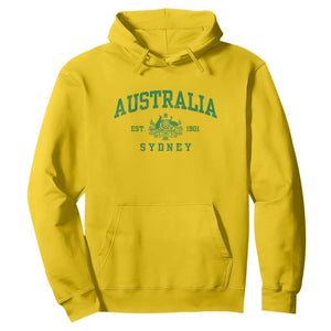 Australia Sydney Est 1901 Hoodie Commonwealth Vintage Crest TS11 Daisy Print Your Wear