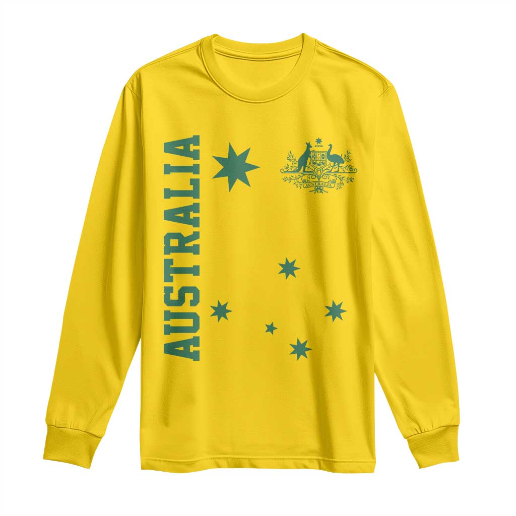Australia Vintage Federation Star Aussie Coat of Arms Long Sleeve Shirt TS11 Daisy Print Your Wear